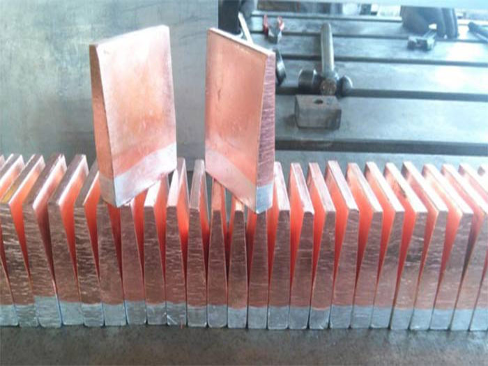 Barra de percha de aluminio revestida de cobre para refinería de zinc